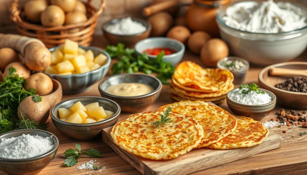 recipes using potato starch​