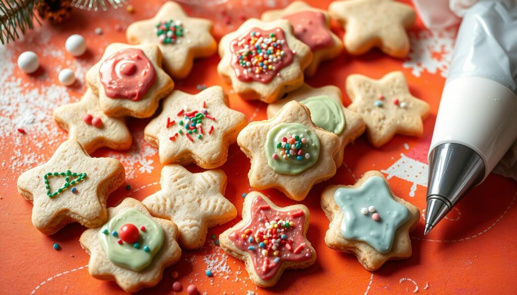 spritz cookie decorating