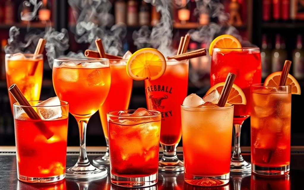 drink recipes using fireball