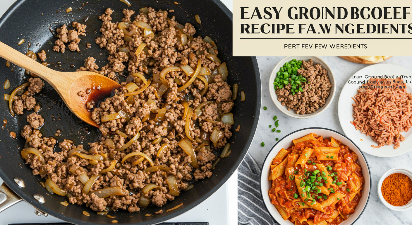 easy ground beef recipes with few ingredients