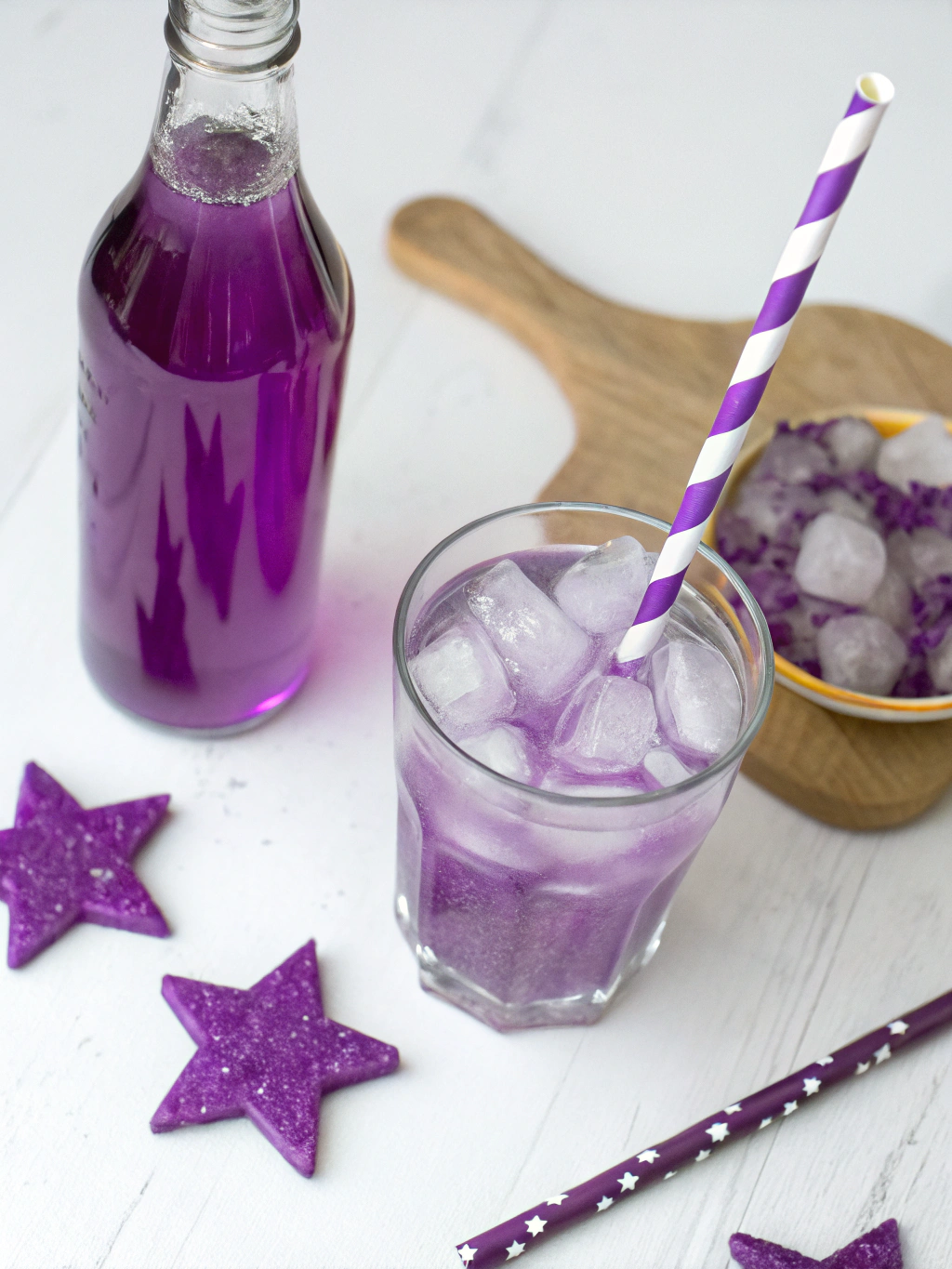 Ingredients for Purple Rain Drink Recipe