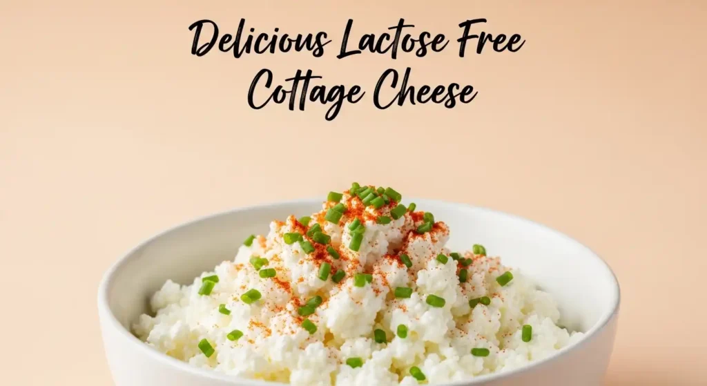 Delicious Lactose Free Cottage Cheese